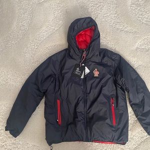 NWT MONCLER CHAMBAVE REVERSIBLE DOWN JACKET